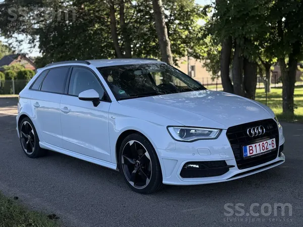 Audi S-line A3 2.0Tdi. 110kW. , Pirma reģistrācijas 12/